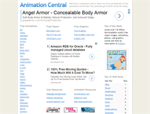 Tablet Screenshot of animation-central.com